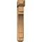 Ekena Millwork Merced Craftsman Rough Sawn Bracket w/ Offset Brace, Western Red Cedar, 8"W x 36"D x 48"H BKT0806X36X48MRC04RWR - alternate 2
